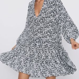 Printed mini dress